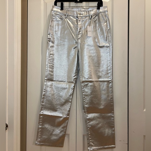LOFT Denim - LOFT Silver Straight Leg Women's Jeans